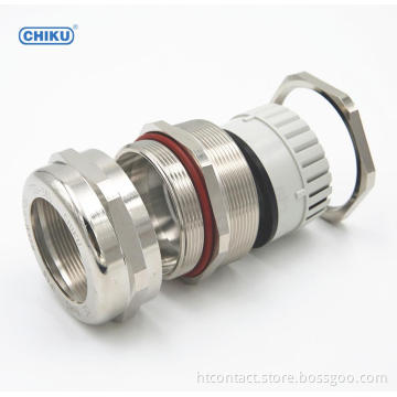 IP68 Brass Nickel Plated Cable Gland M25